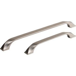 Kitchen Wardrobe Cupboard Cabinet Handle Drawer Pull | 160mm 256mm | Satin Nickel Silver