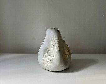 Handmade Ceramic Vase | White Minimal Ceramic Vase