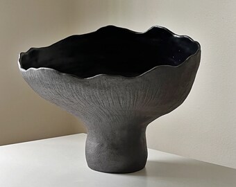 Large Handmade Ceramic Vase | Sculptural Vase | Minimal Ceramic Vase