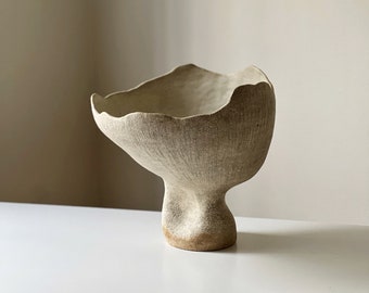 Handmade Ceramic Vase | Etsy Design Awards Finalist | Sculptural Vase | Textured Vase | Unique Ceramic Vase | Minimal Ceramic Vase
