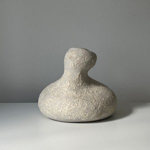 Vase en céramique blanche Céramique faite main Vase contemporain en céramique image 7