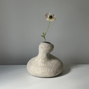 handmade ceramic vase, white ceramic vase, contemporary ceramics