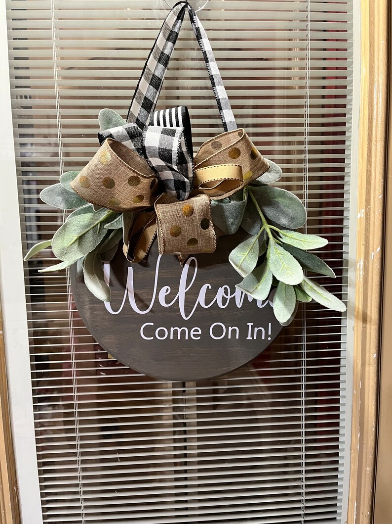 Personalized Hanging Door Sign - Etsy