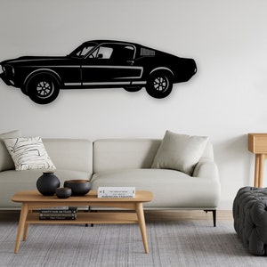 Mustang Power cut svg dxf file wall sticker pdf silhouette template cnc cutting router digital vector instant download
