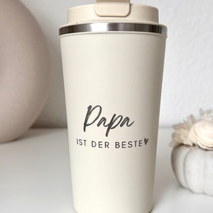 Thermo Mug Thermobecher Travel Mug Mama, Papa, Muttertag Vatertag Eltern Geschenk Personalisiert Geschenk Geburtstag Bild 9