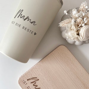 Thermo Mug Thermobecher Travel Mug Mama, Papa, Muttertag Vatertag Eltern Geschenk Personalisiert Geschenk Geburtstag Bild 9