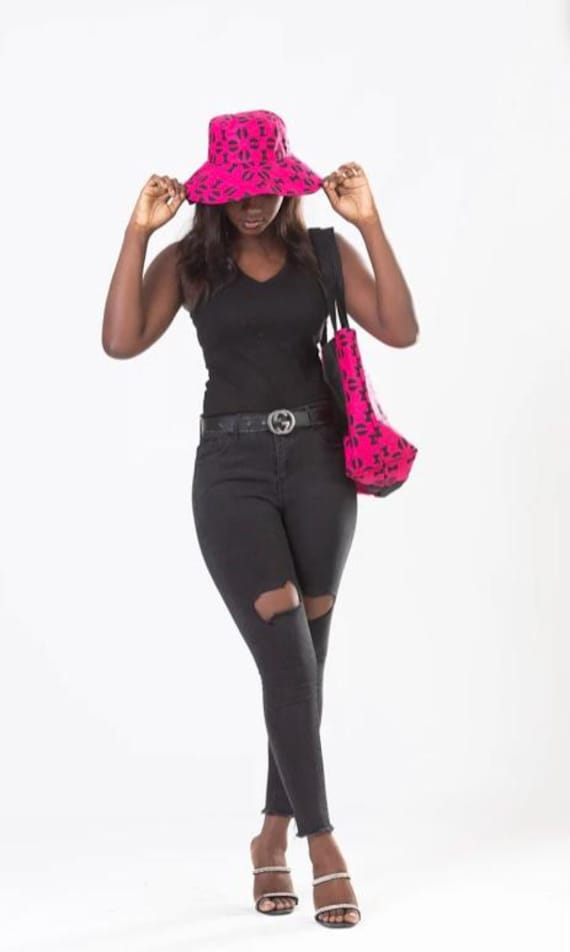 Handbag & Matching Hat, Statement African Handbag, Handmade  display picture 2
