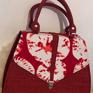 Handmade Ankara Handbag, African Print Handbag, Statement African Handbag, handmade Lightweight multicoloured Handbag