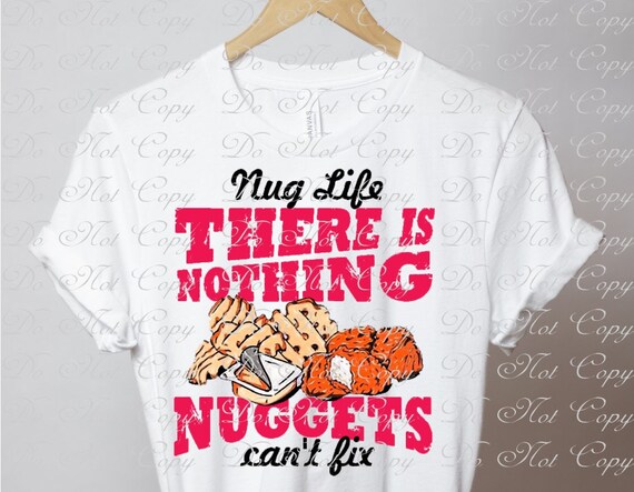 Nug Life Chicken Nugget Funny Humor White Mug 