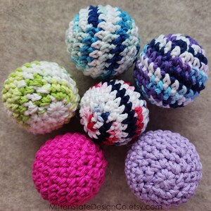 Crochet Cat Ball Catnip Toy, Handmade Cat Toy