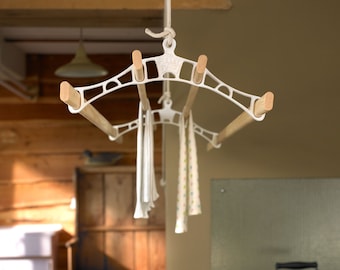 Pulley Maid Classic Clothes Airer Traditional Ceiling Hanging Drying Rack Clothes Airer Dryer Suspended Laundry Rack