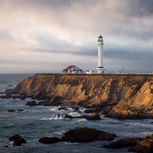 Point Arena Lighthouse | California Coast Print | Pacific Coast Print | Lighthouse Photography | Landscape Photography | Wall Art