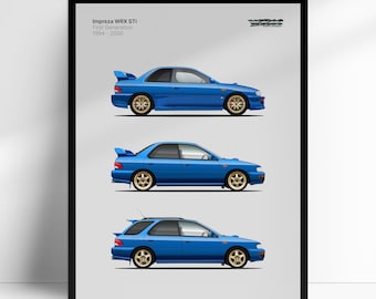 Subaru Impreza WRX STI First Generation (coupe, Sedan, Wagon