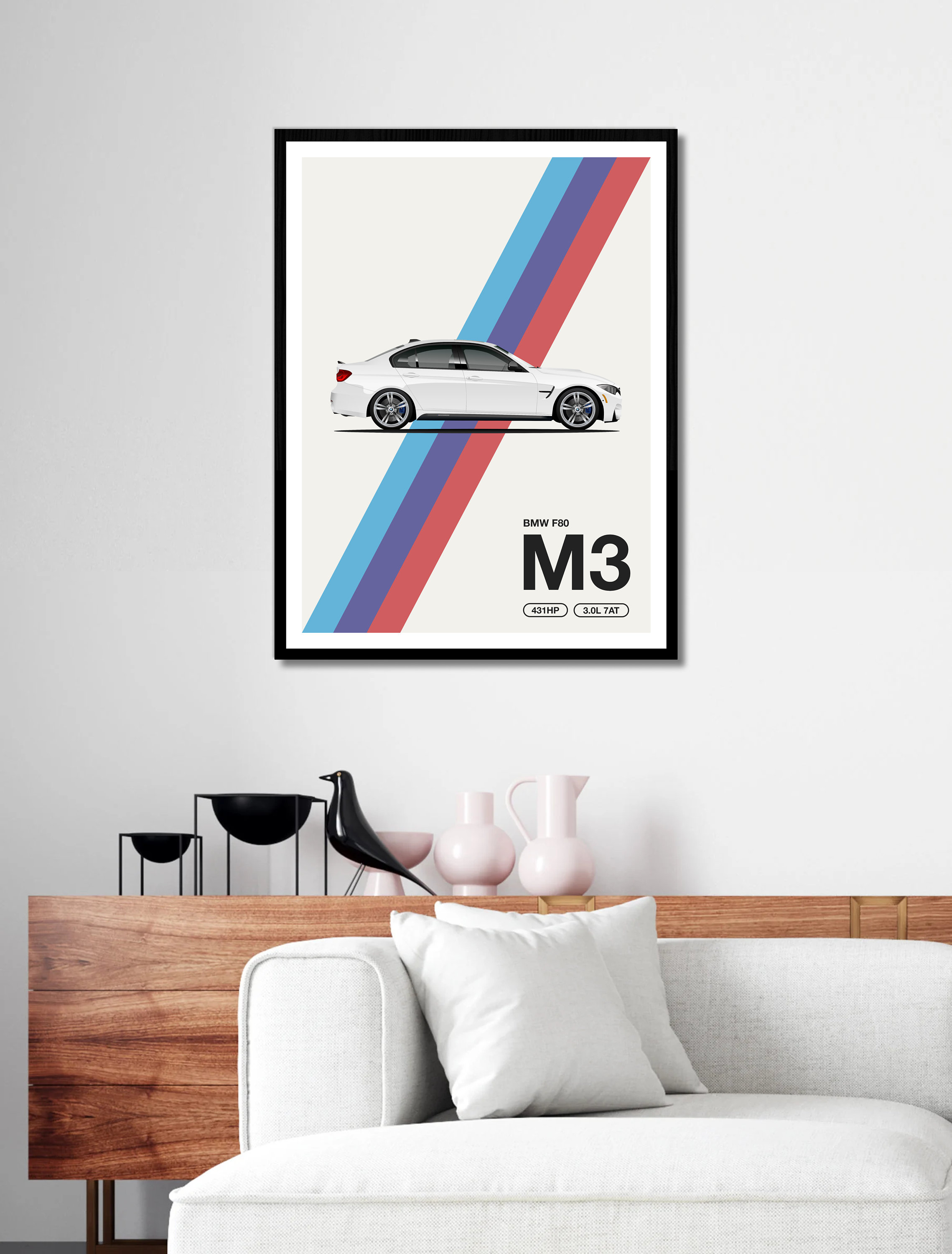 BMW M3 Car Poster Wall Decoration 16x20