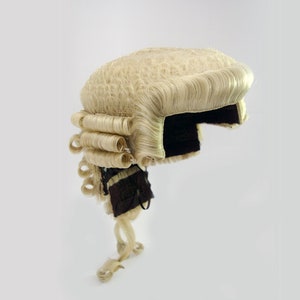 Traditional Barrister Wig in White/Blonde