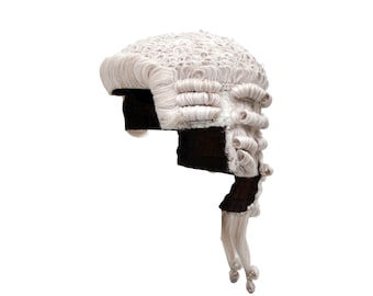 Alternative Barrister Perücke in der Farbe Weiß/Grau
