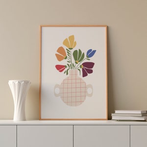 LGBTQ Poster Wildflowers | Coming Out Gift Bisexual, Subtle Lesbian Art, Queer Artists, Discrete Pride Month Gay Art, Flower Market Print