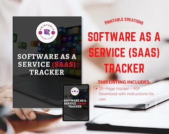 Software As A Service Tracker | Subscriptions Tracker | Download PDF Tracker
