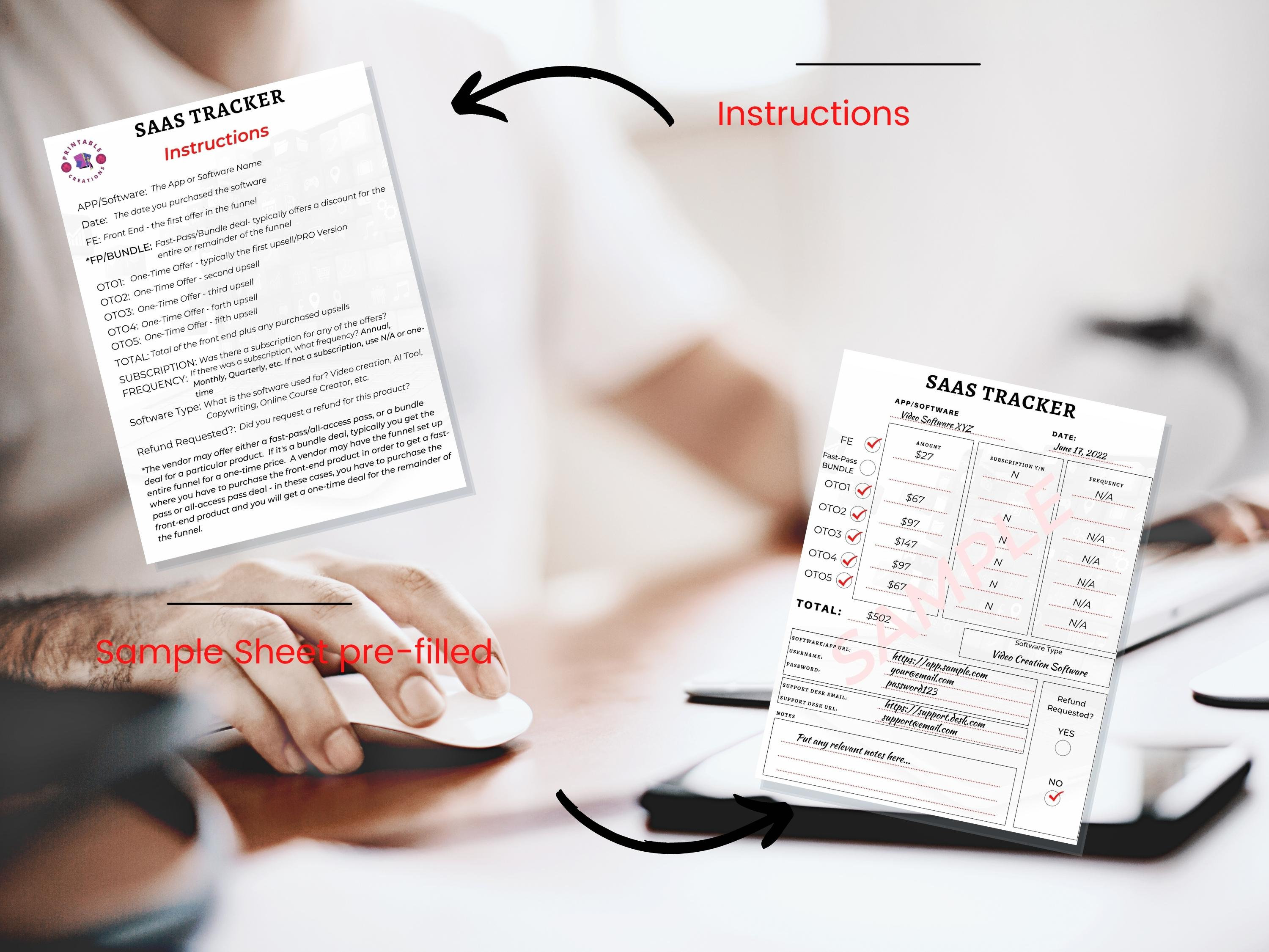 Servicetracker Pdf Software as A Service Tracker | Subscriptions Tracker | Download PDF ...