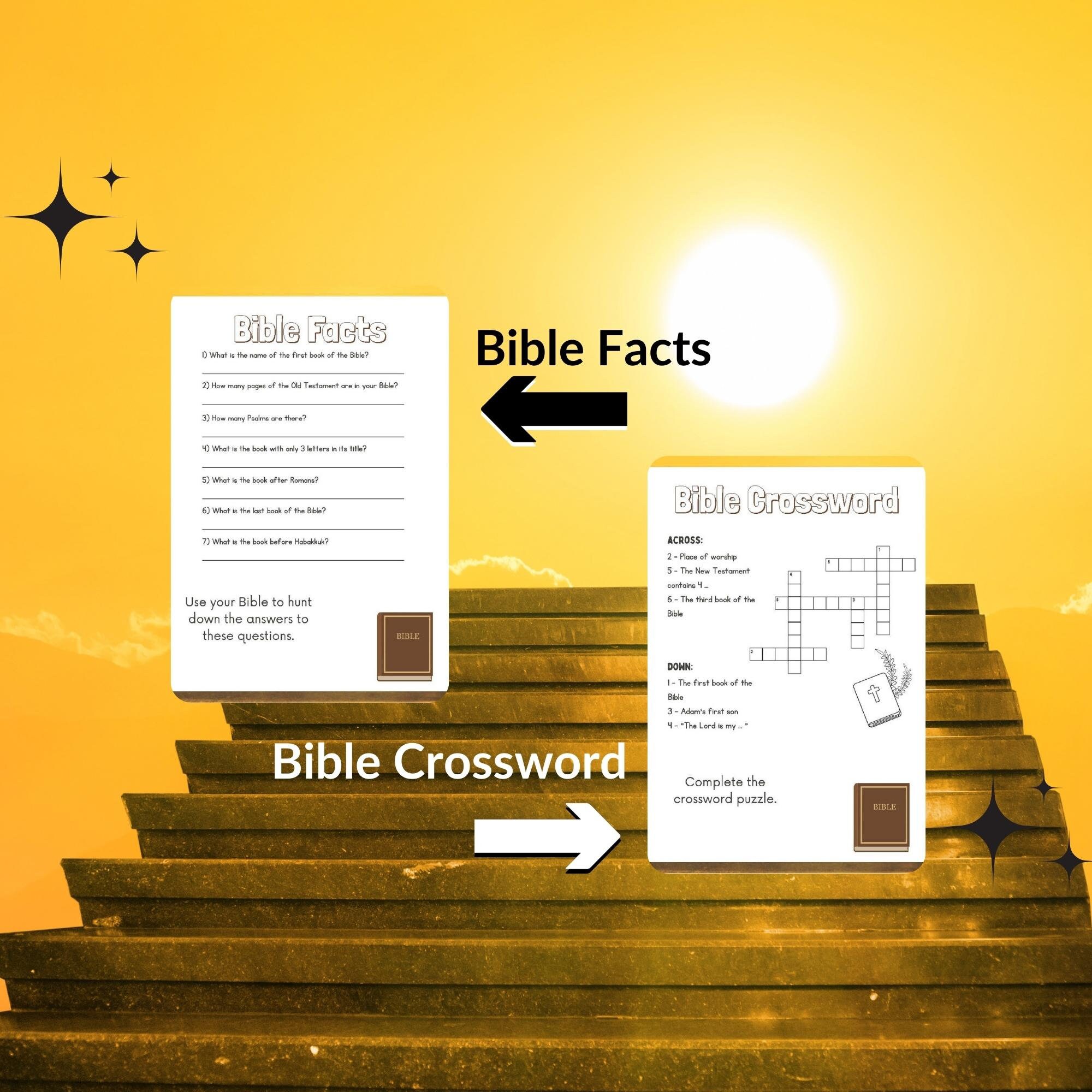 Bible Games Bundle | Bible Study Games | Bible Trivia | Bible Crossword ...