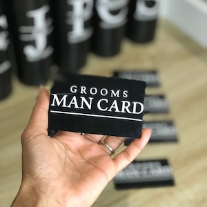 Groomsman Card | Best Man Card | Groomsmen Proposal | Best Man gift | Groomsmen gift | The black card for Groomsmen