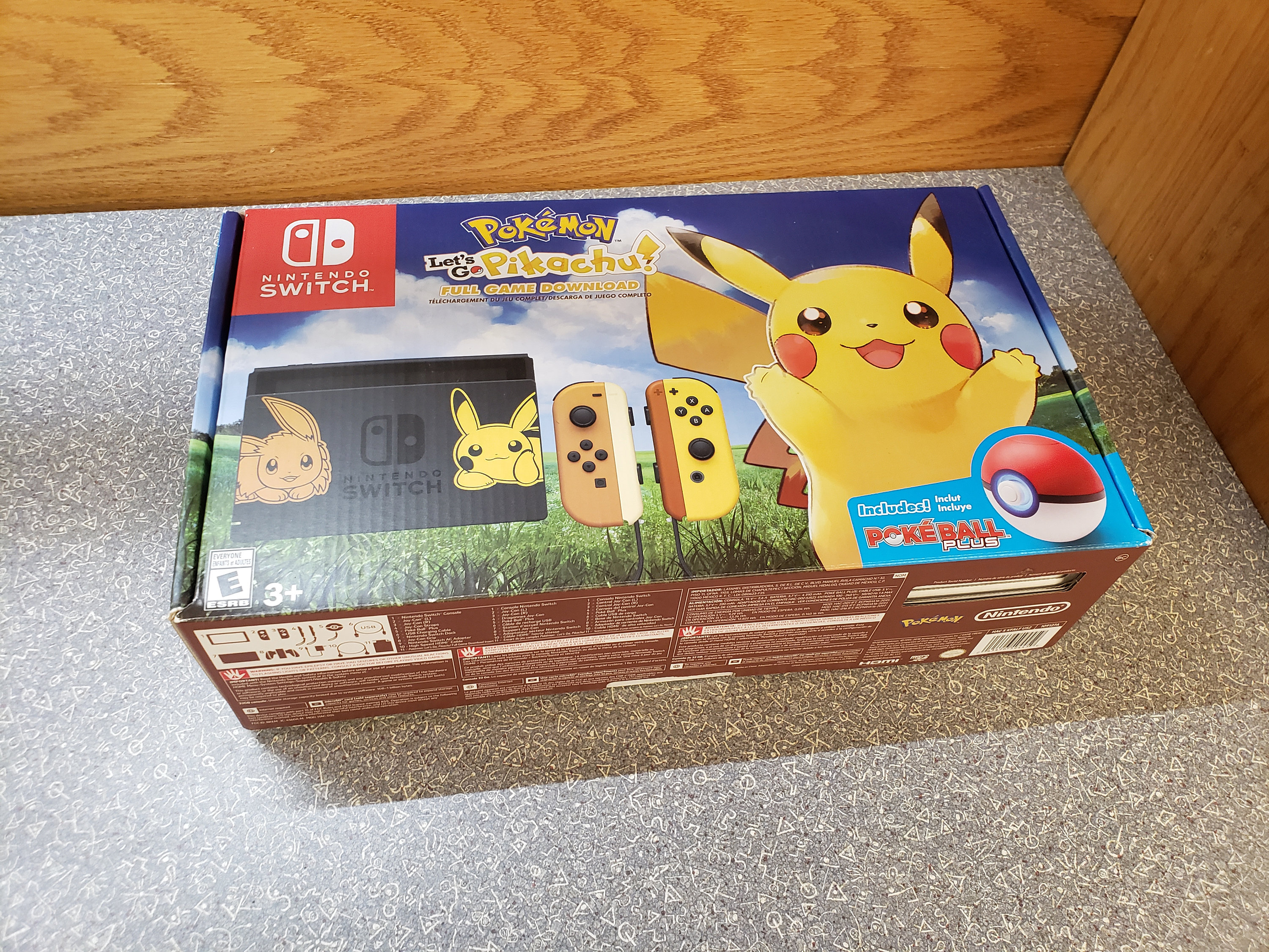 Pokemon Let S Go Pikachu Switch Console Etsy