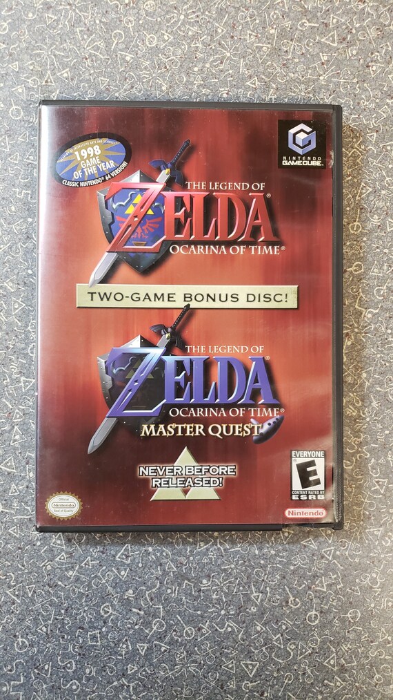 Legend of Zelda Ocarina Time Master Quest Gamecube Etsy