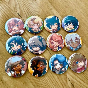 READY TO SHIP  2.25&quot; Buttons / Pins / Badges || Date Everything!