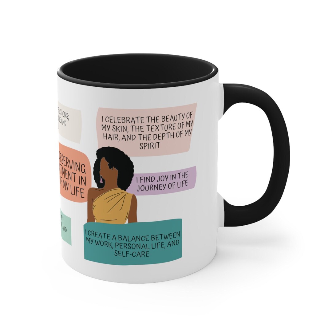 Black Girl Mugs, Black Queen Mug, Melanin Poppin, Gifts for Black Women ...