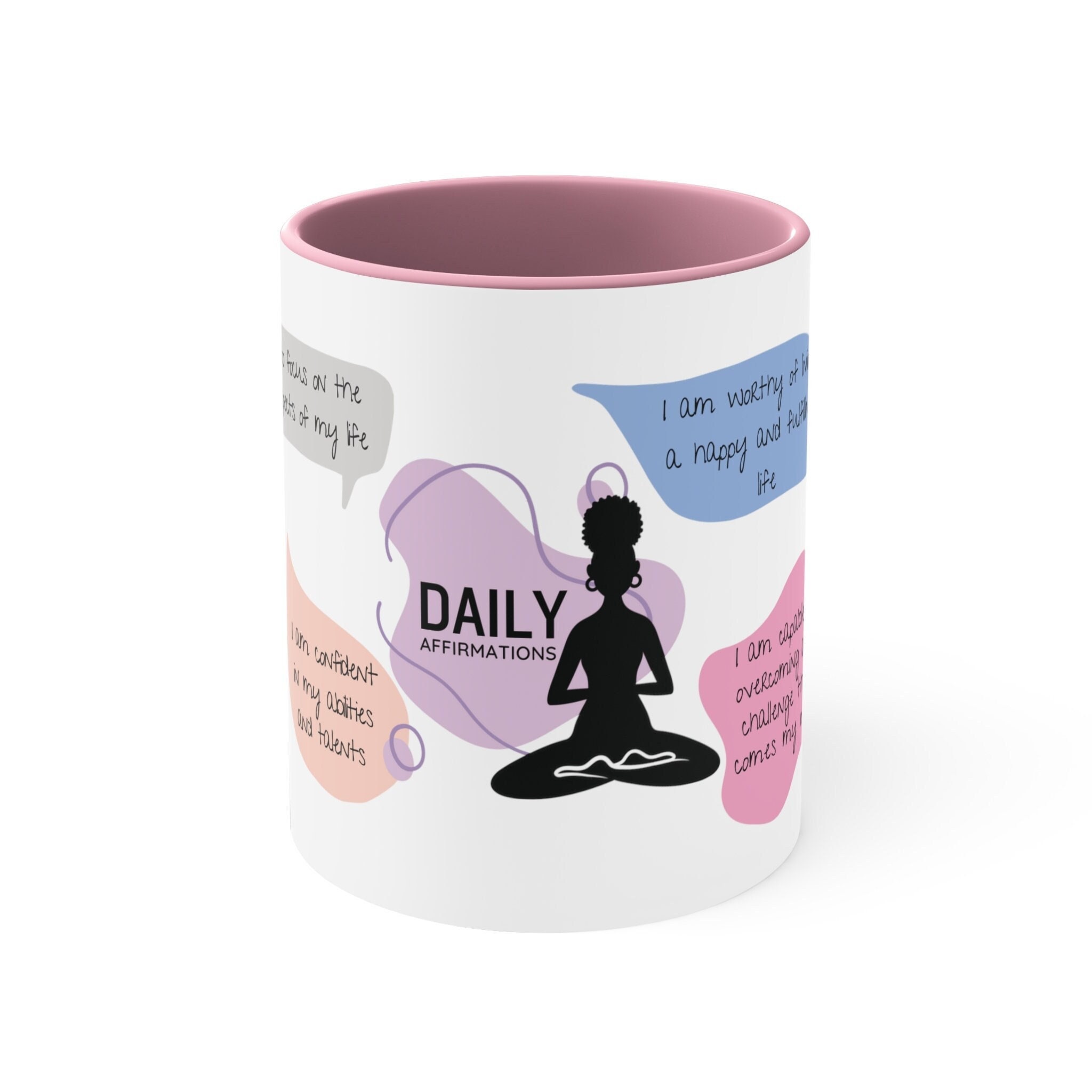 Black Women Yoga Mug