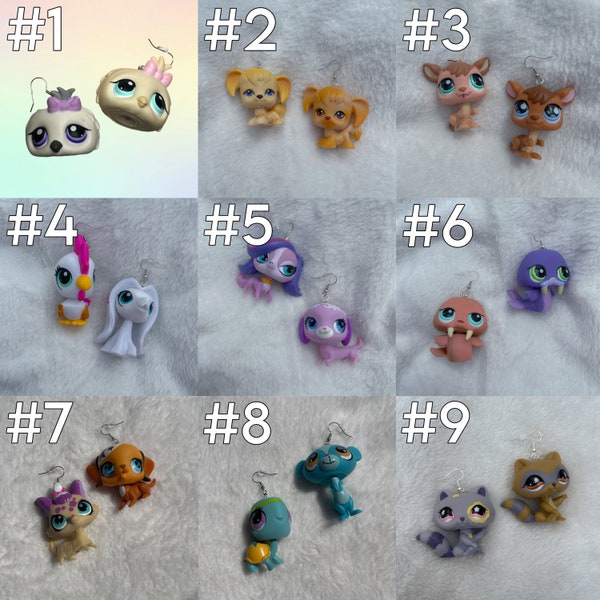 littlest pet shop earrings