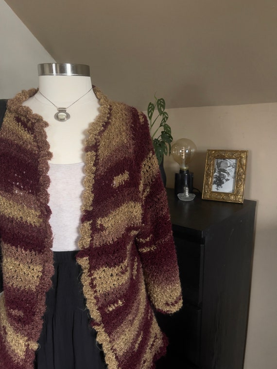 hand knit cardigan - medium - image 2