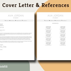 high school resume template with cover letter and references letter, high school cv template with cover letter
