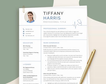 Student Nurse Resume, New Grad Nurse Resume Template Word, Nursing Student Resume, Google Docs Resume, LPN resume, New Nurse Resume