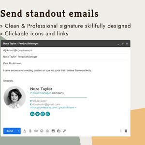 best gmail email signature template, teacher email signature template