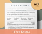 ATS Resume Template Google Docs & Word, Clean ATS Compliant Resume, Basic CV Template Word, Simple Professional Resume, Ats Resume Format