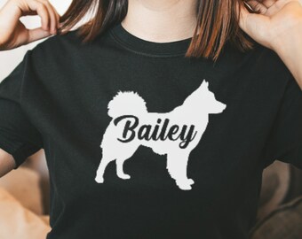 Icelandic Sheepdog Shirt, Custom Icelandic Sheepdog Shirt, Icelandic Sheepdog Dog Mom Shirt, Icelandic Sheepdog Dog Mom Gifts, Sheepdog Gift