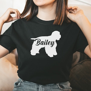 American Cocker Spaniel Shirt, American Cocker Spaniel T-shirt, Custom American Cocker Spaniel, Cocker Spaniel Dog Mom Gifts, Spaniel Gifts