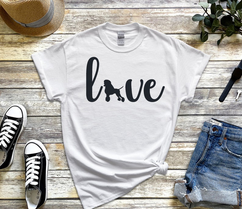 Poodle T-shirt, Poodle Shirt, Poodle Tee, Poodle Dog Mom Shirt, Poodle Gifts, Poodle Dog Mom Gifts