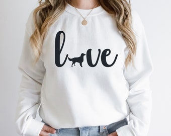 Flat-coated Retriever Sweatshirt, Flat-coated Retriever Sweater, Flat-coated Retriever Dog Mom Gifts, Flat-coated Retriever Gifts, Dog Mom