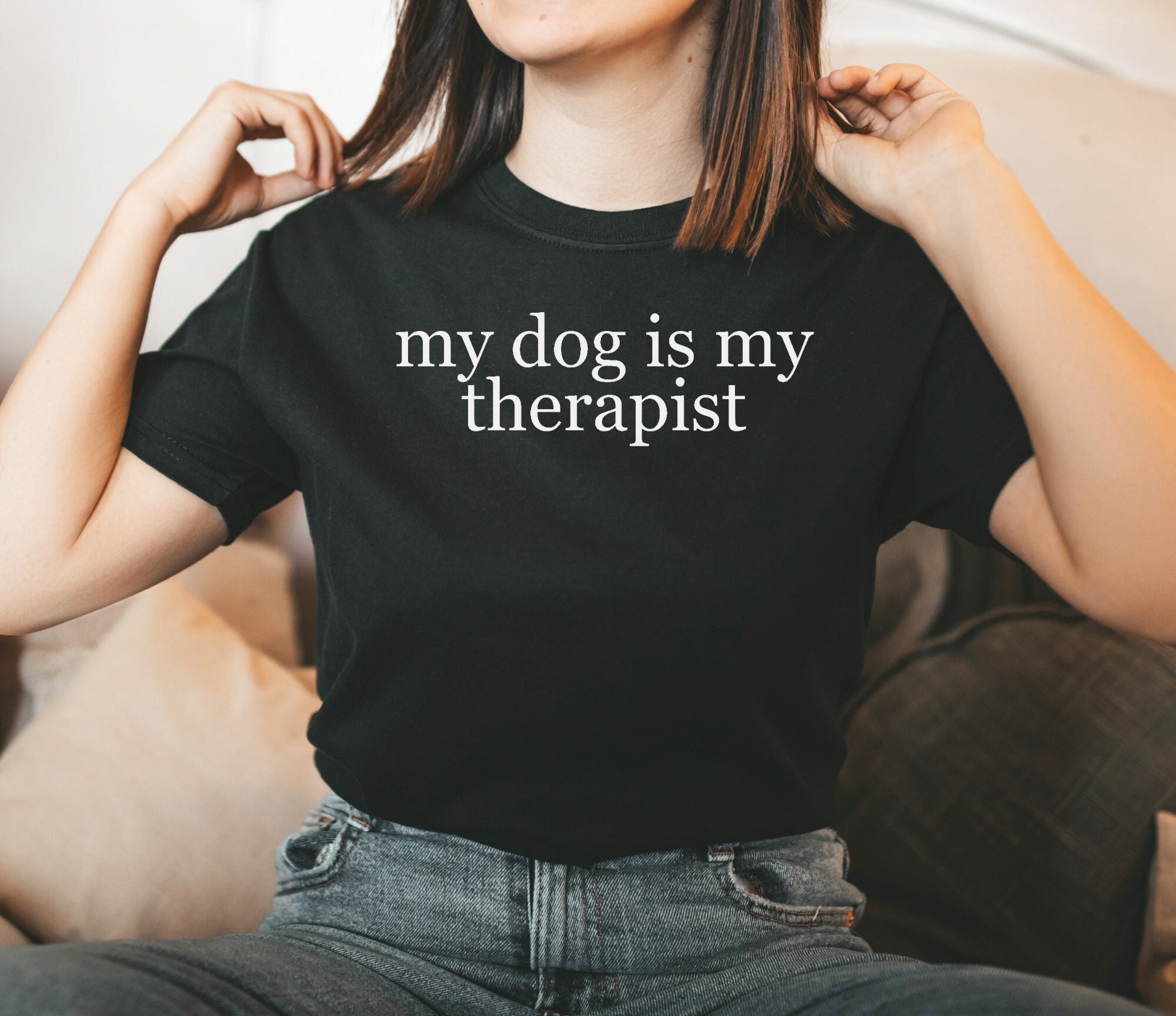 Therapy Dog Mom Shirt | Cute Gift For Animal Therapy Dog Mom Shirt, Therapist Shirt For Pet Therapy Handler Dog Lover Gift, Therapy Dog Team