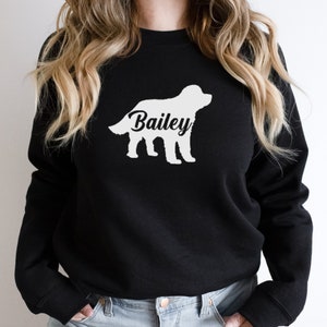 Newfoundland Sweatshirt, Custom Newfoundland Sweatshirt, Personalized Newfoundland Sweatshirt, Newfoundland Gifts, Newfoundland Dog Mom