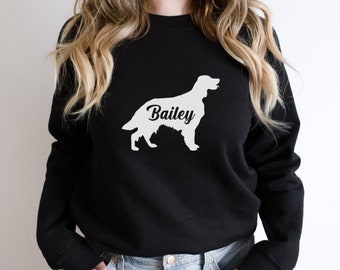 English Setter Sweatshirt, Custom English Setter Sweatshirt, Personalized English Setter Sweatshirt, English Setter Gifts