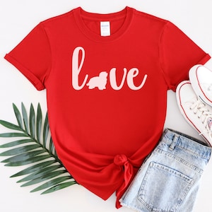 Camiseta de algodão de Tulear, camisa de algodão de Tulear, camiseta de algodão de Tulear, camisa de mãe de cachorro de algodão de Tulear, presentes de mãe de cachorro de algodão de Tulear