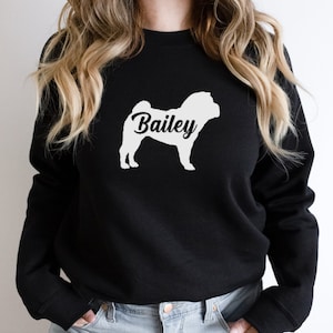 Miniature Shar Pei Sweatshirt, Custom Mini Shar Pei Sweatshirt, Personalized Mini Shar Pei Sweatshirt, Mini Shar Pei Gifts