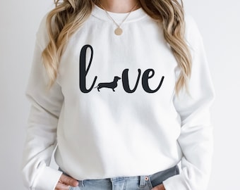 Teckel Sweatshirt, Teckel Trui, Teckel Hond Moeder Sweatshirt, Teckel Geschenken, Teckel Hond Moeder Geschenken