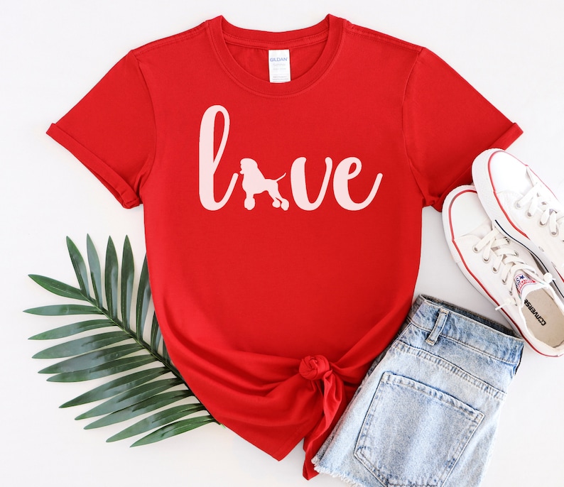 Poodle T-shirt, Poodle Shirt, Poodle Tee, Poodle Dog Mom Shirt, Poodle Gifts, Poodle Dog Mom Gifts