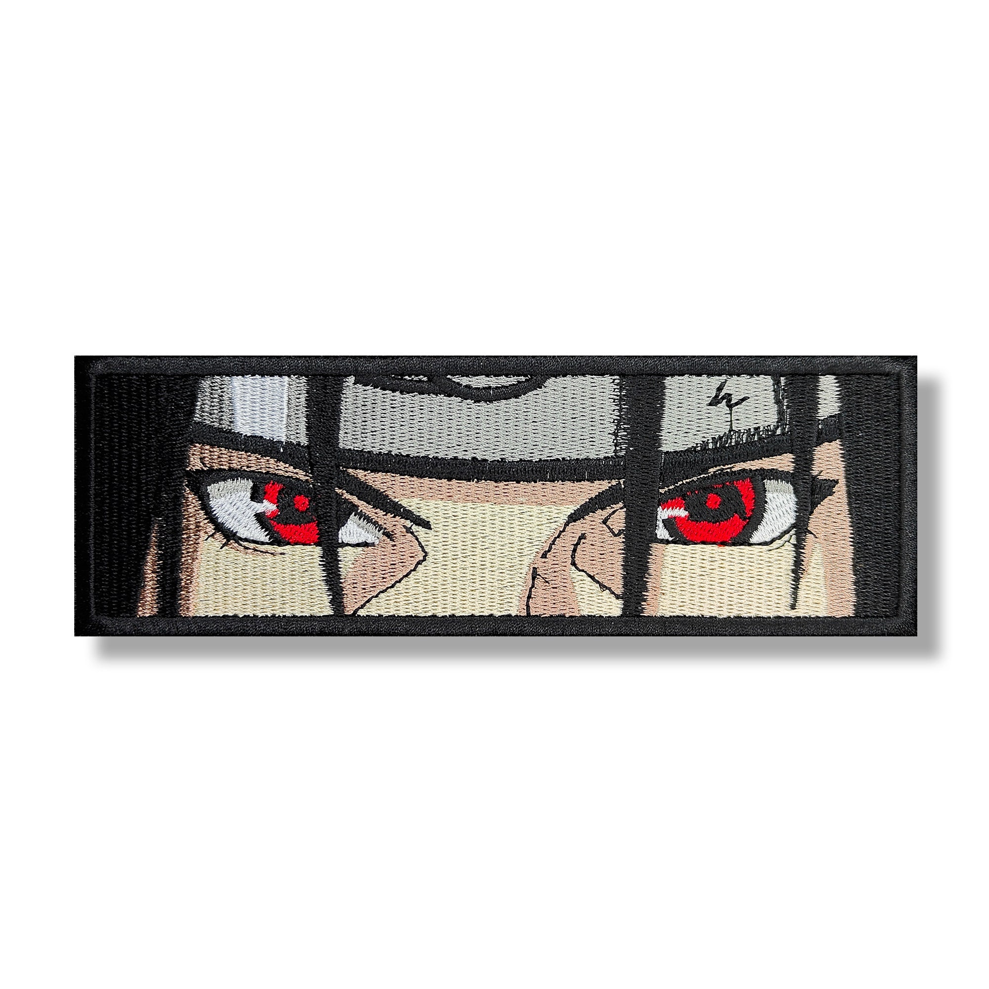 Rinnegan eye patch Handmade Naruto gift Anime embroidery