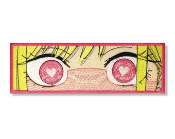 Anime Manga Eyes Embroidered Patch