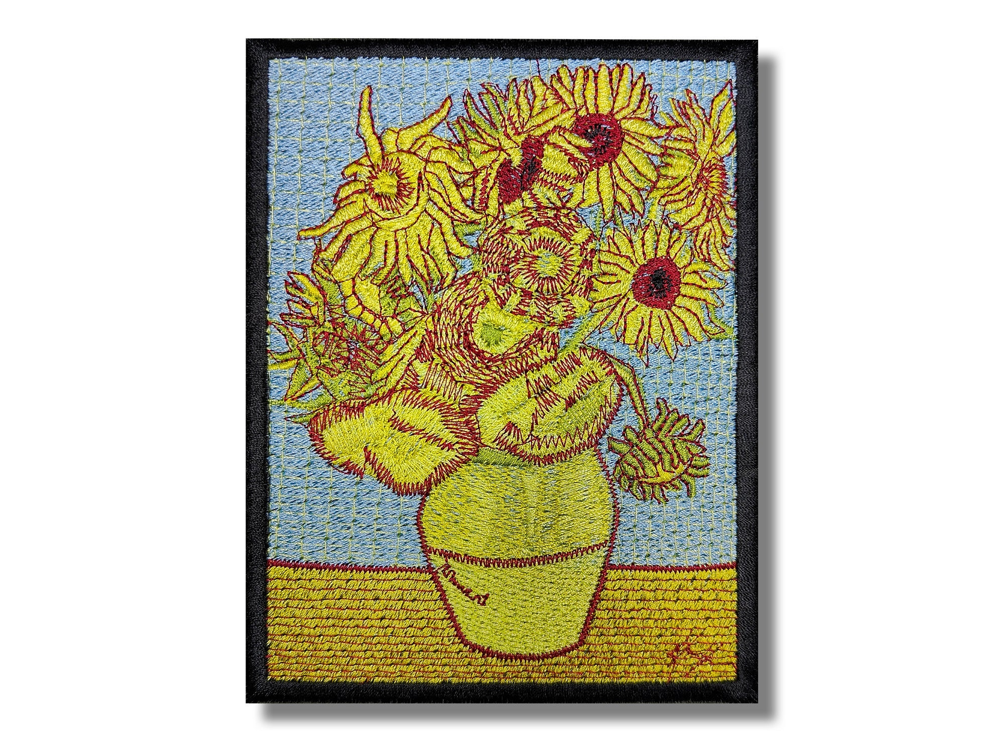 Vincent Van Gogh Sunflowers Embroidered Patch
